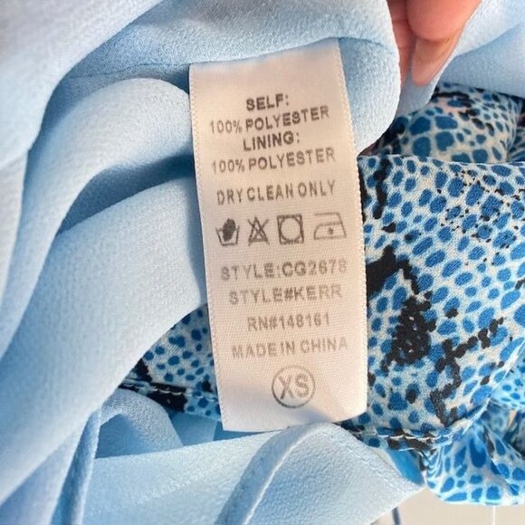 Buddy Love Kerr Mini Dress Cobalt Blue Size XS - Picture 5 of 16